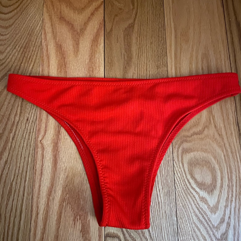 Red bikini bottoms